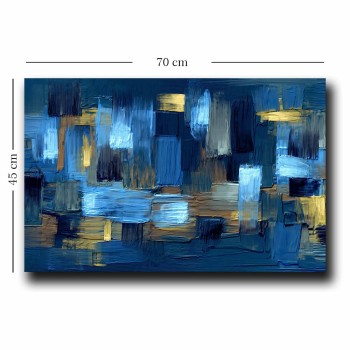 Decorative Canvas Painting 4570NISC-006 Blue
Navy Blue
Brown
Gold
