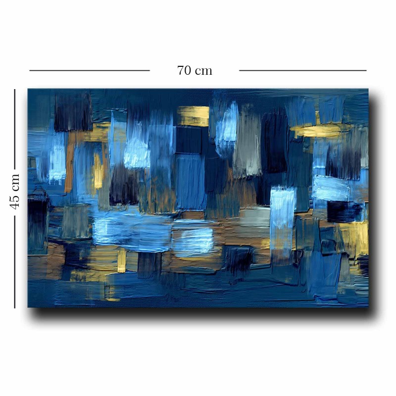 Wallxpert Decorative Canvas Painting 4570NISC-006 Blue
Navy Blue
Brown
Gold