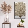 Wallxpert Decorative Canvas Painting 4570NISC-021 Gold
White