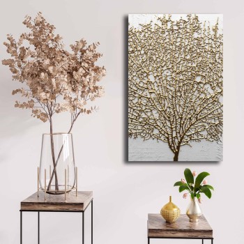 Decorative Canvas Painting 4570NISC-021 Gold
White