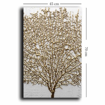 Decorative Canvas Painting 4570NISC-021 Gold
White