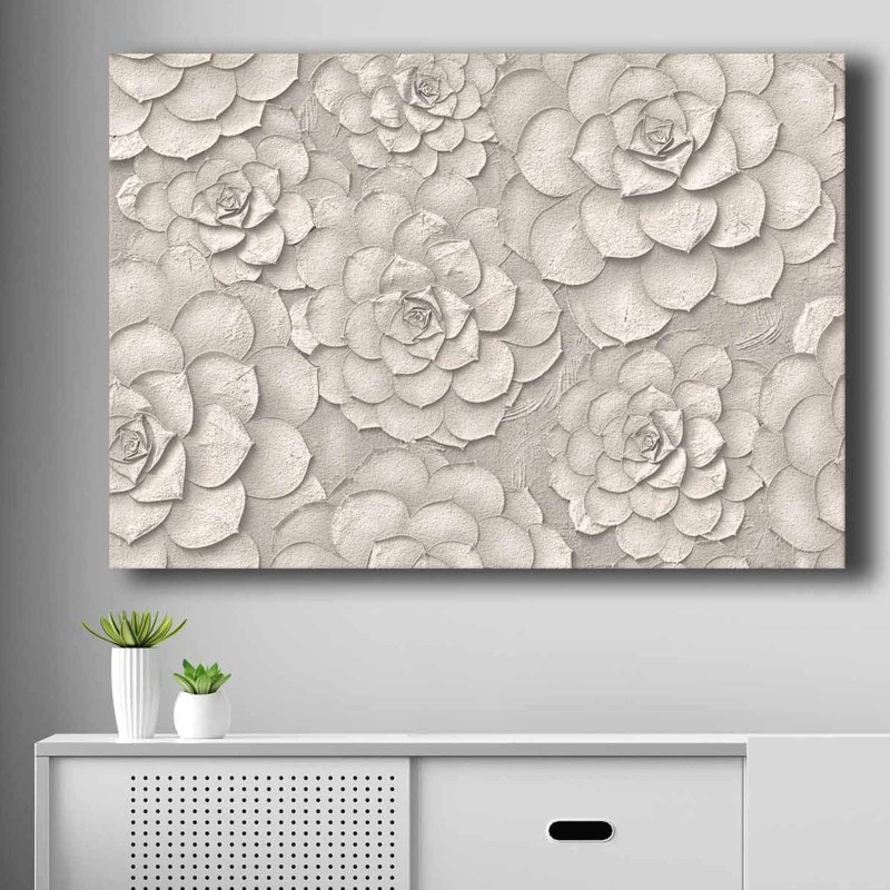 Wallxpert Decorative Canvas Painting 70100NISC-017 Beige