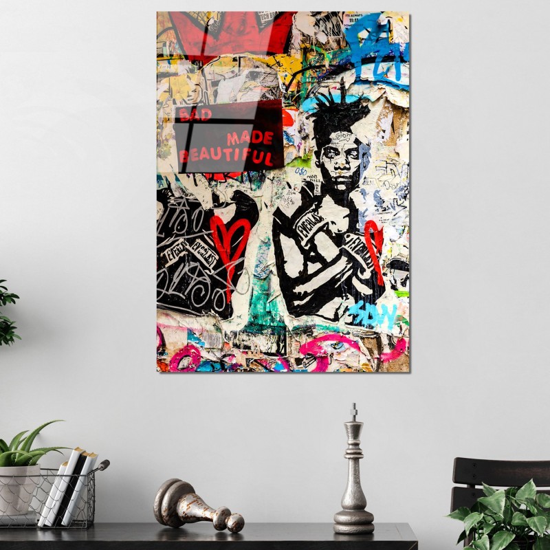 Wallxpert Decorative Tempered Glass Painting UV-495 45 x 65 Multicolor