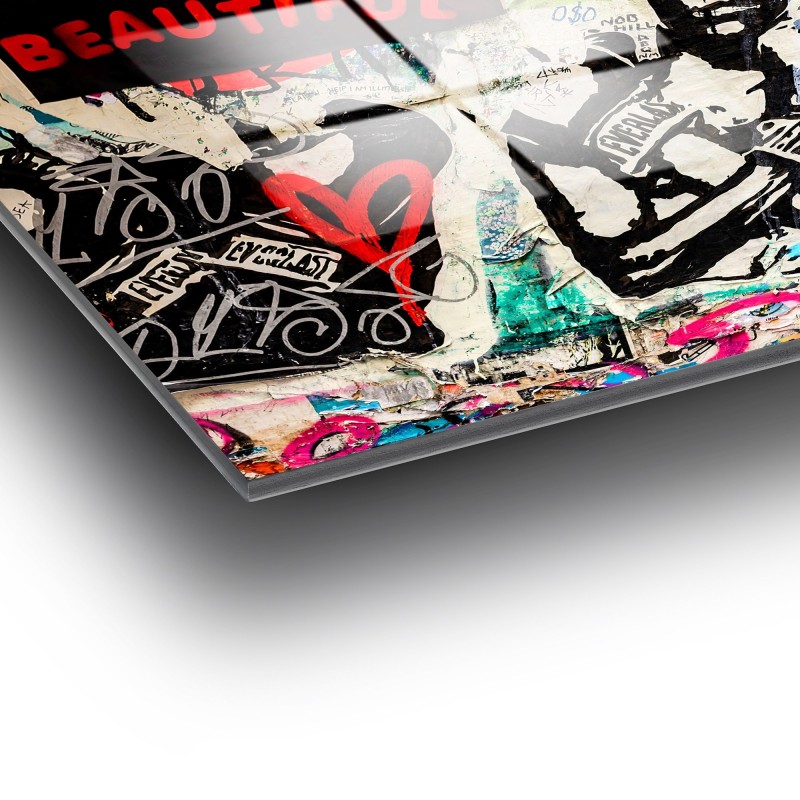 Wallxpert Decorative Tempered Glass Painting UV-495 45 x 65 Multicolor