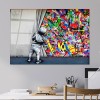 Wallxpert Decorative Tempered Glass Painting UV-782 70 x 100 Multicolor