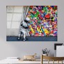 Decorative Tempered Glass Painting UV-782 70 x 100 Multicolor
