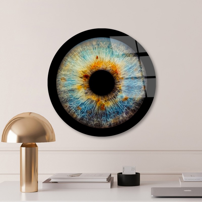 Decorative Tempered Glass Painting UV-1158 Multicolor