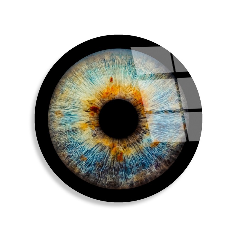 Decorative Tempered Glass Painting UV-1158 Multicolor