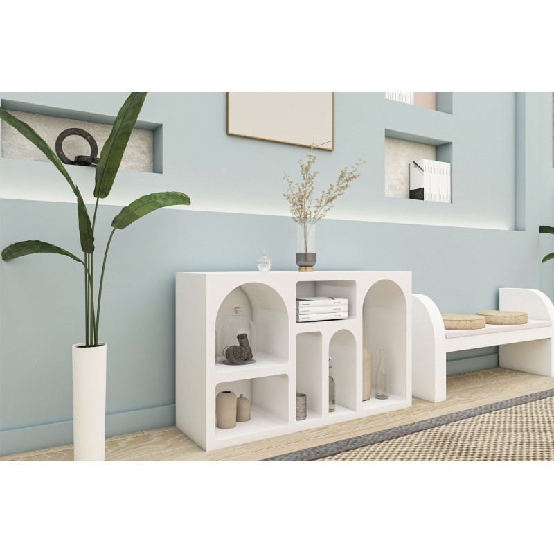 Μπουφές Κονσόλα Liva 120x74x37cm - Λευκό