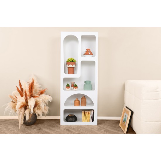 Bookshelf Venüs - White White Hanah Home Bookshelf Venüs - White White