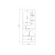 Bookshelf Venüs - White White Hanah Home Bookshelf Venüs - White White
