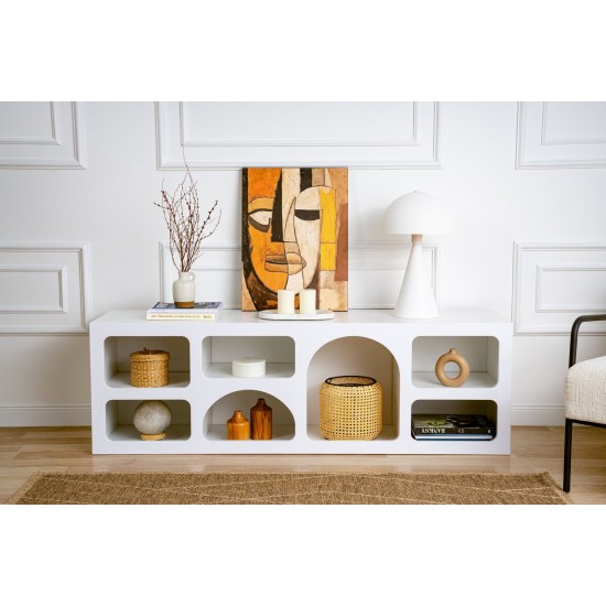Μπουφές Lorin 160x51x38εκ - Λευκό Μπουφές Lorin 160x51x38εκ - Λευκό
