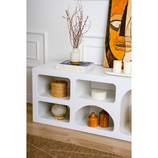 Μπουφές Lorin 160x51x38εκ - Λευκό Μπουφές Lorin 160x51x38εκ - Λευκό