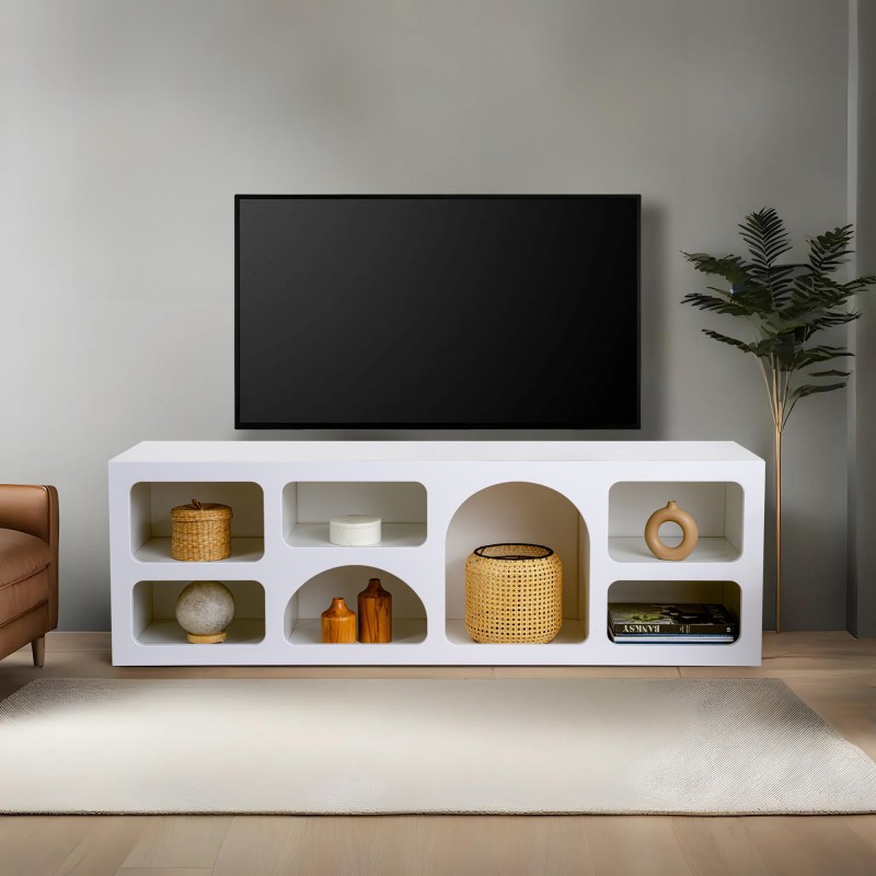 Μπουφές Lorin 160x51x38εκ - Λευκό