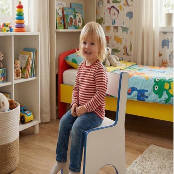 Kid's Chair Artmtkchr - Blue Blue
White
