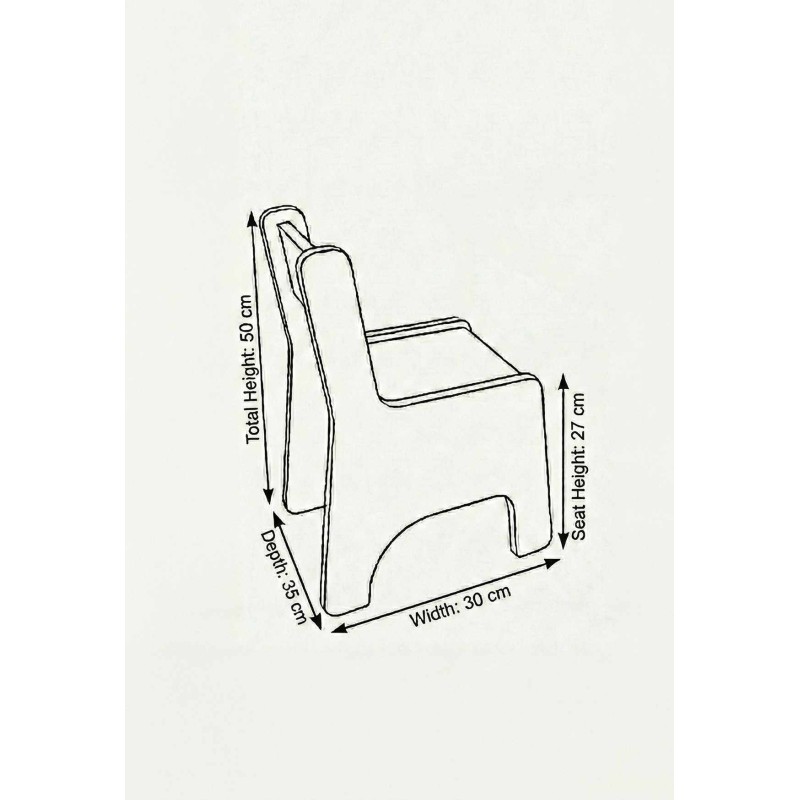 Kid's Chair Artmtkchr - Blue Blue
White