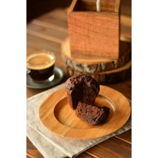 Bamboo Service Plate Gastro 20 Walnut Bamboo Service Plate Gastro 20 Walnut