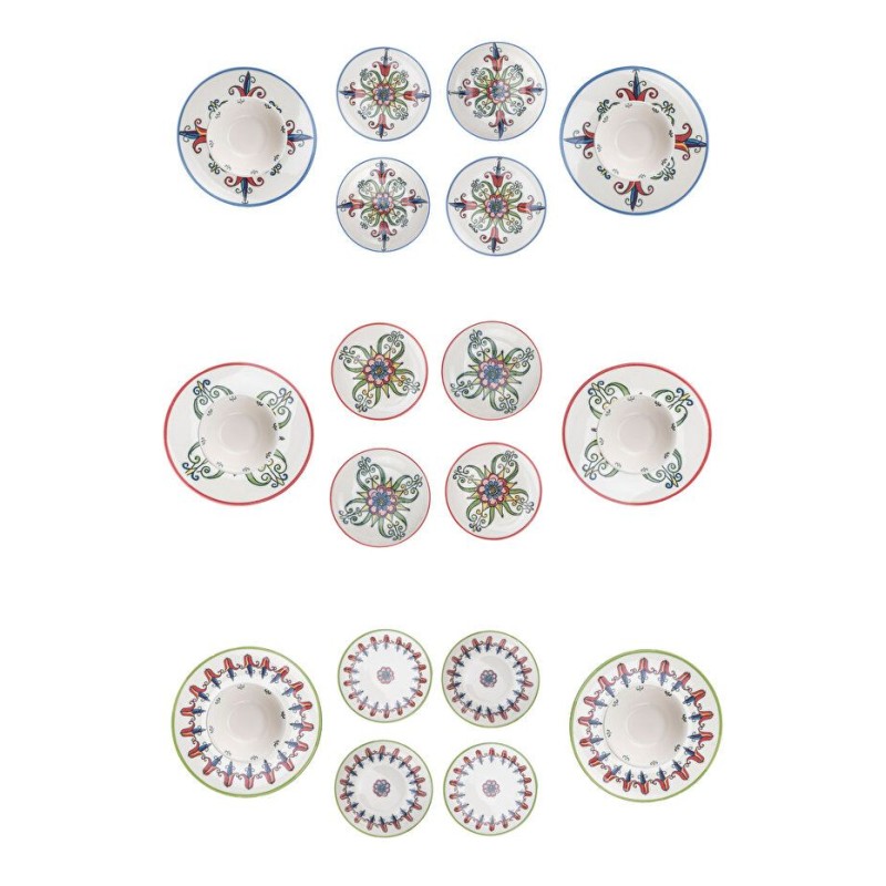 Dinner Set (24 Pieces) Moderna Tulip Multicolor