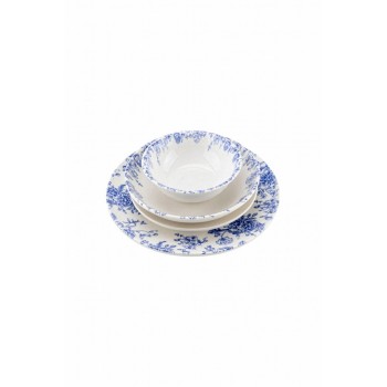 Dinner Set (24 Pieces) Moderna - Blue Blue