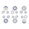 Dinner Set (24 Pieces) Moderna Maku White
Blue