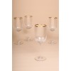 Wine Glass Set (4 Pieces) Adore 410 Gold
Transparent