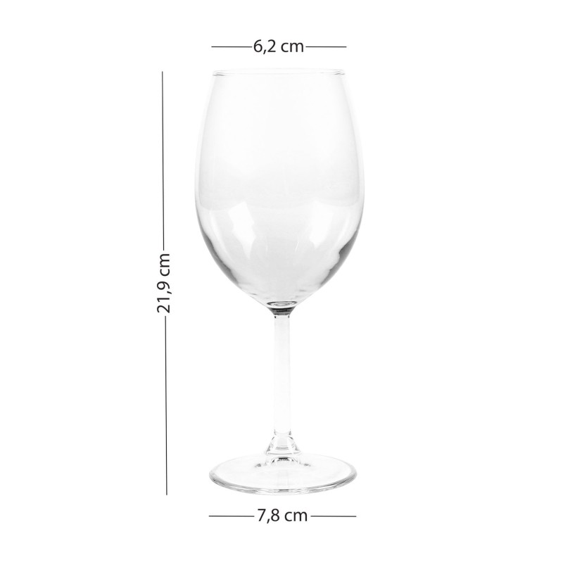 Wine Glass Set (4 Pieces) Astoria 540 Transparent