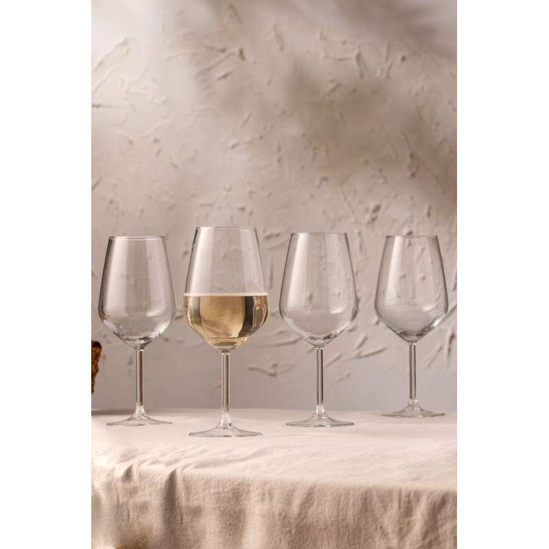 Wine Glass Set (4 Pieces) Avantgarde 490 - Transparent Transparent