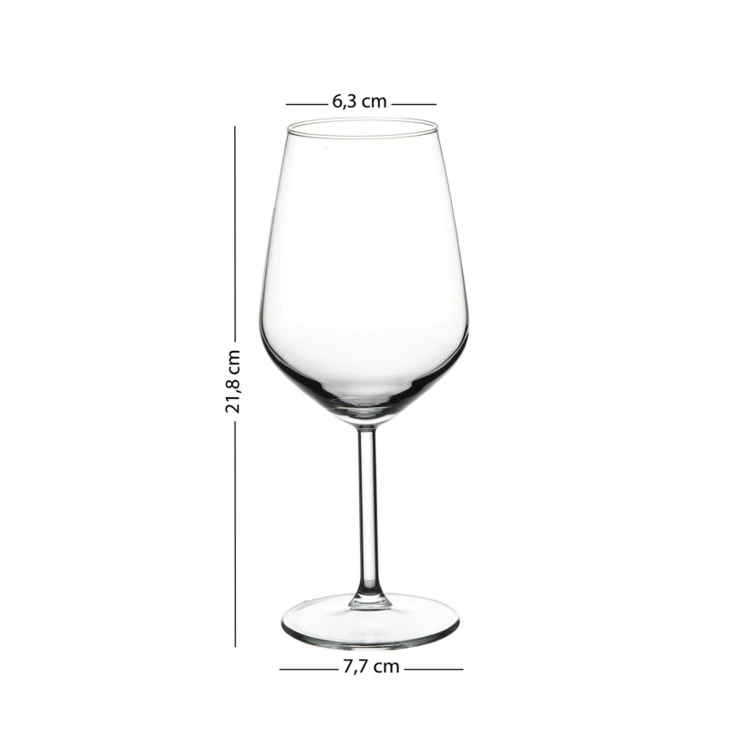 Wine Glass Set (4 Pieces) Avantgarde 490 - Transparent Transparent