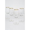 Wine Glass Set (4 Pieces) Avantgarde 490 - Gold, Transparent Gold
Transparent