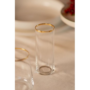 Raki Glass Set (4 Pieces) Avantgarde 195 - Gold, Transparent Gold
Transparent