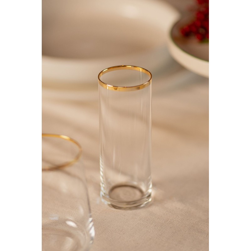 Raki Glass Set (4 Pieces) Avantgarde 195 - Gold, Transparent Gold
Transparent