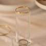 Raki Glass Set (4 Pieces) Avantgarde 195 - Gold, Transparent Gold
Transparent