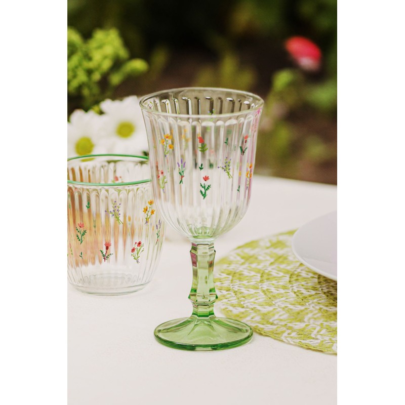Wine Glass Set (4 Pieces) Botanical 240 Yellow
Green