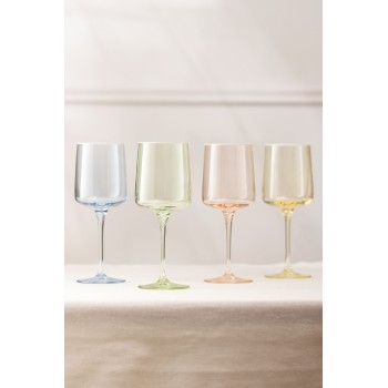 Wine Glass Set (4 Pieces) Colore 320 Salmon
Yellow
Blue
Green