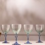 Wine Glass Set (4 Pieces) Elite 270 - Blue Blue