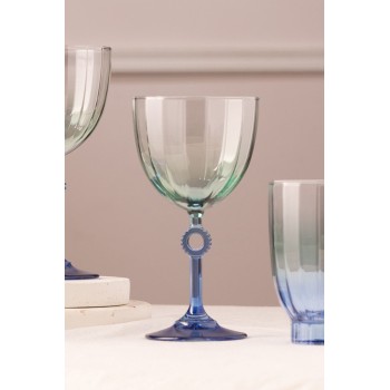 Wine Glass Set (4 Pieces) Elite 270 - Blue Blue