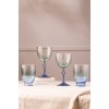 Wine Glass Set (4 Pieces) Elite 270 - Blue Blue