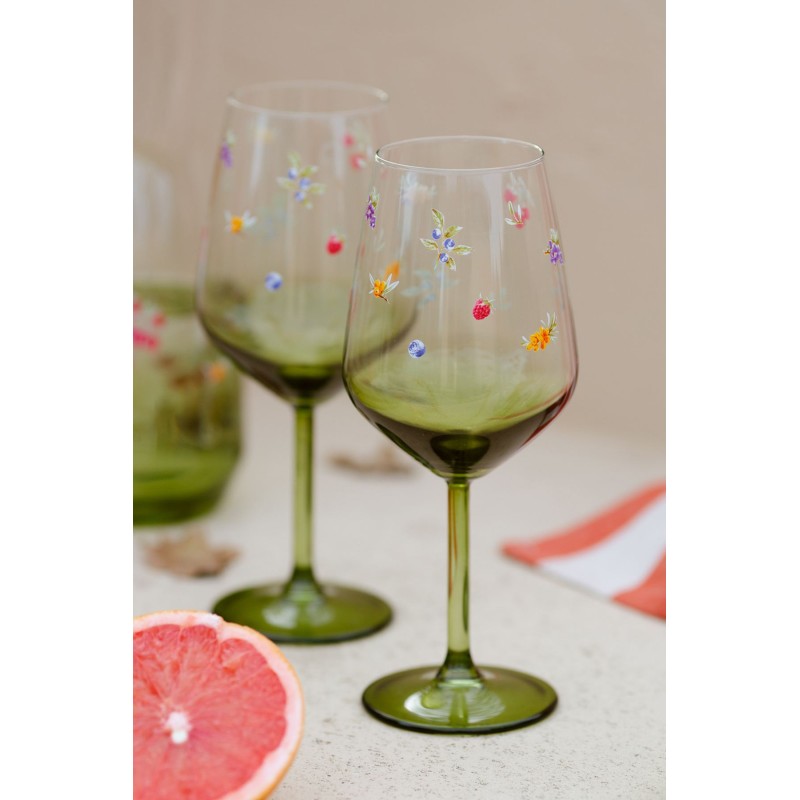 Wine Glass Set (4 Pieces) Jardin 490 Green