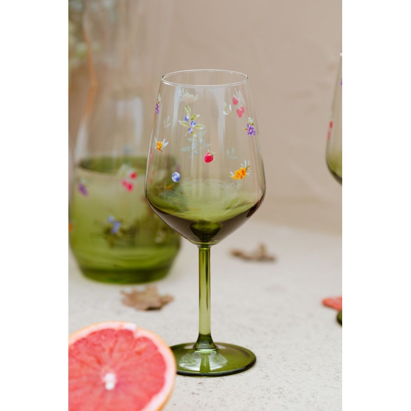 Wine Glass Set (4 Pieces) Jardin 490 Green