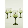 Wine Glass Set (4 Pieces) Jardin 490 Green