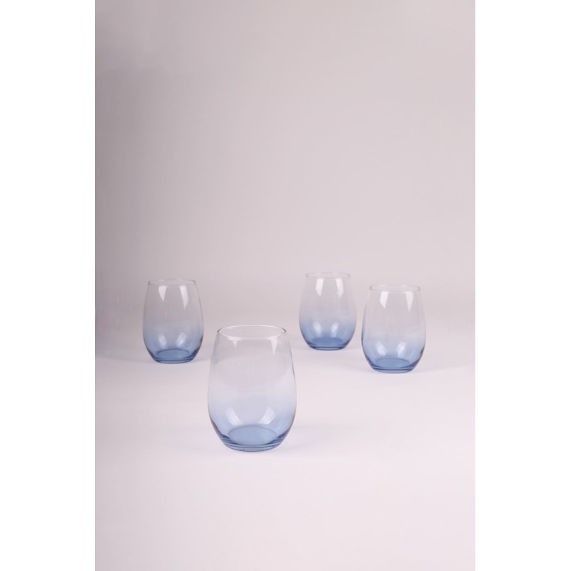 Glass Set (4 Pieces) Larc 350 - Blue Blue