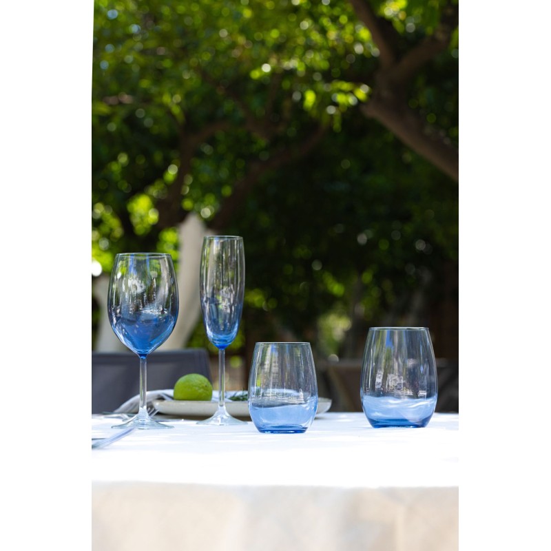 Wine Glass Set (4 Pieces) Larc 440 Blue