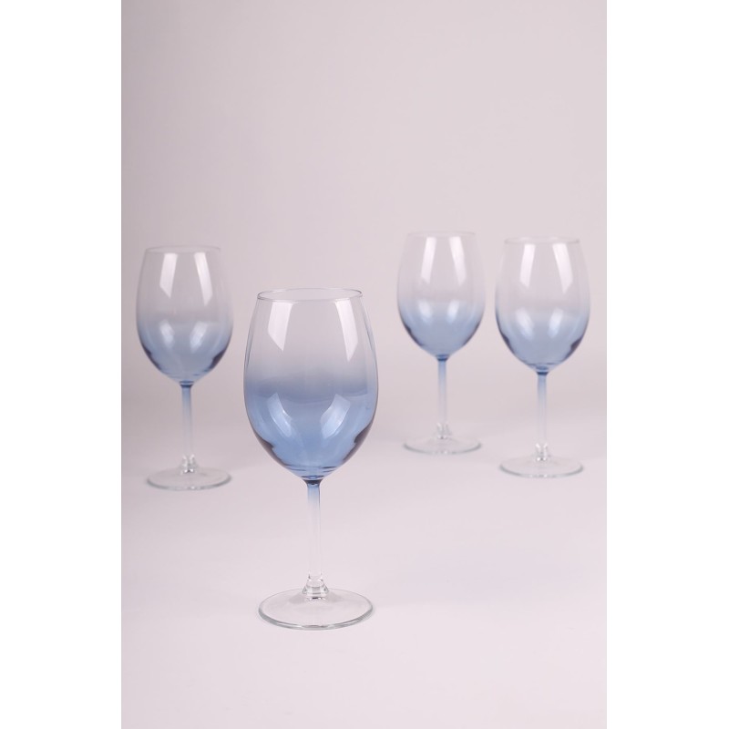 Wine Glass Set (4 Pieces) Larc 440 Blue