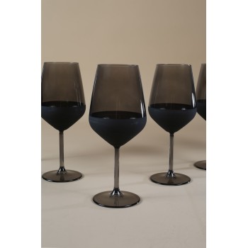 Wine Glass Set (4 Pieces) Matte 490 Black