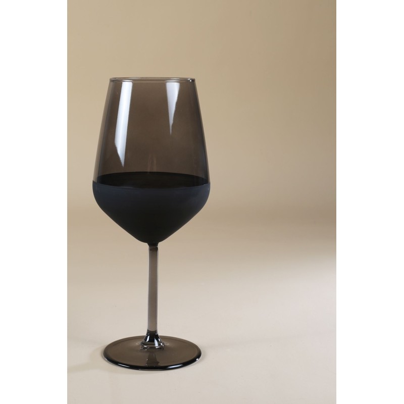 Wine Glass Set (4 Pieces) Matte 490 Black