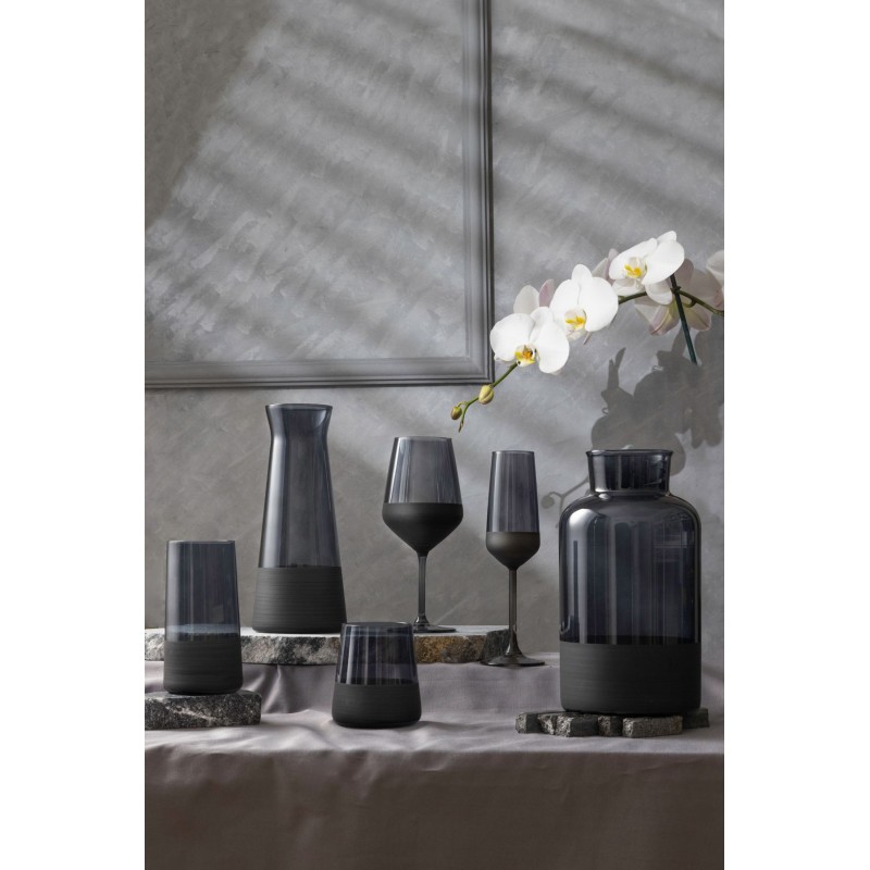 Wine Glass Set (4 Pieces) Matte 490 Black