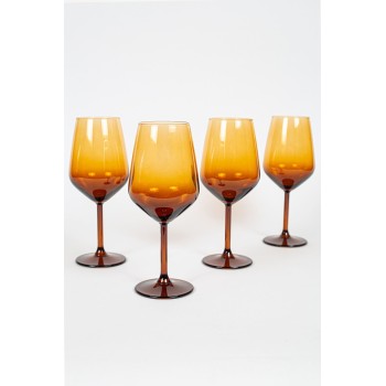 Wine Glass Set (4 Pieces) New Iconic 490 - Amber Amber