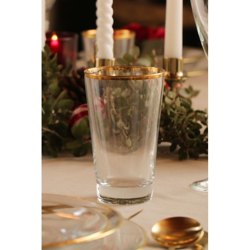 Glass Set (4 Pieces) Pure 400 Gold
Transparent