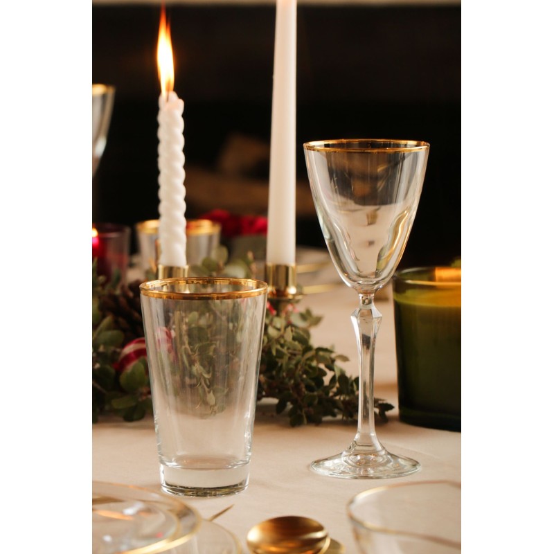 Glass Set (4 Pieces) Pure 400 Gold
Transparent