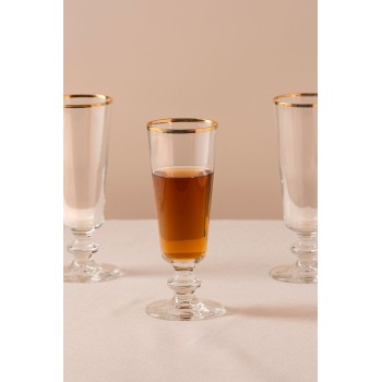 Wine Glass Set (4 Pieces) Pure 180 - Gold, Transparent Gold
Transparent